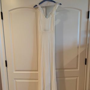 Reformation White Isabella Dress